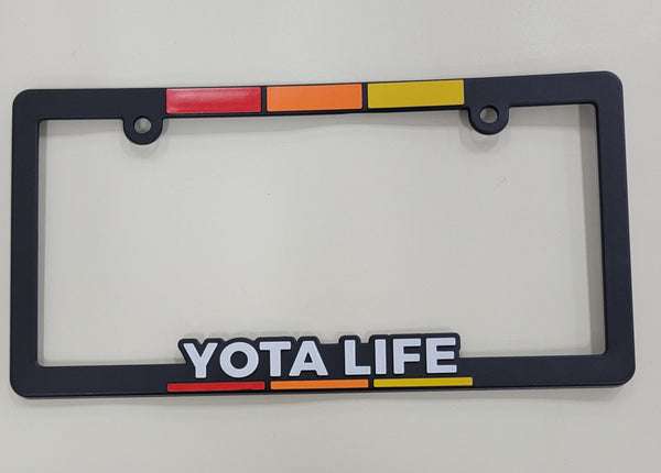 YOTA LIFE license plate frame